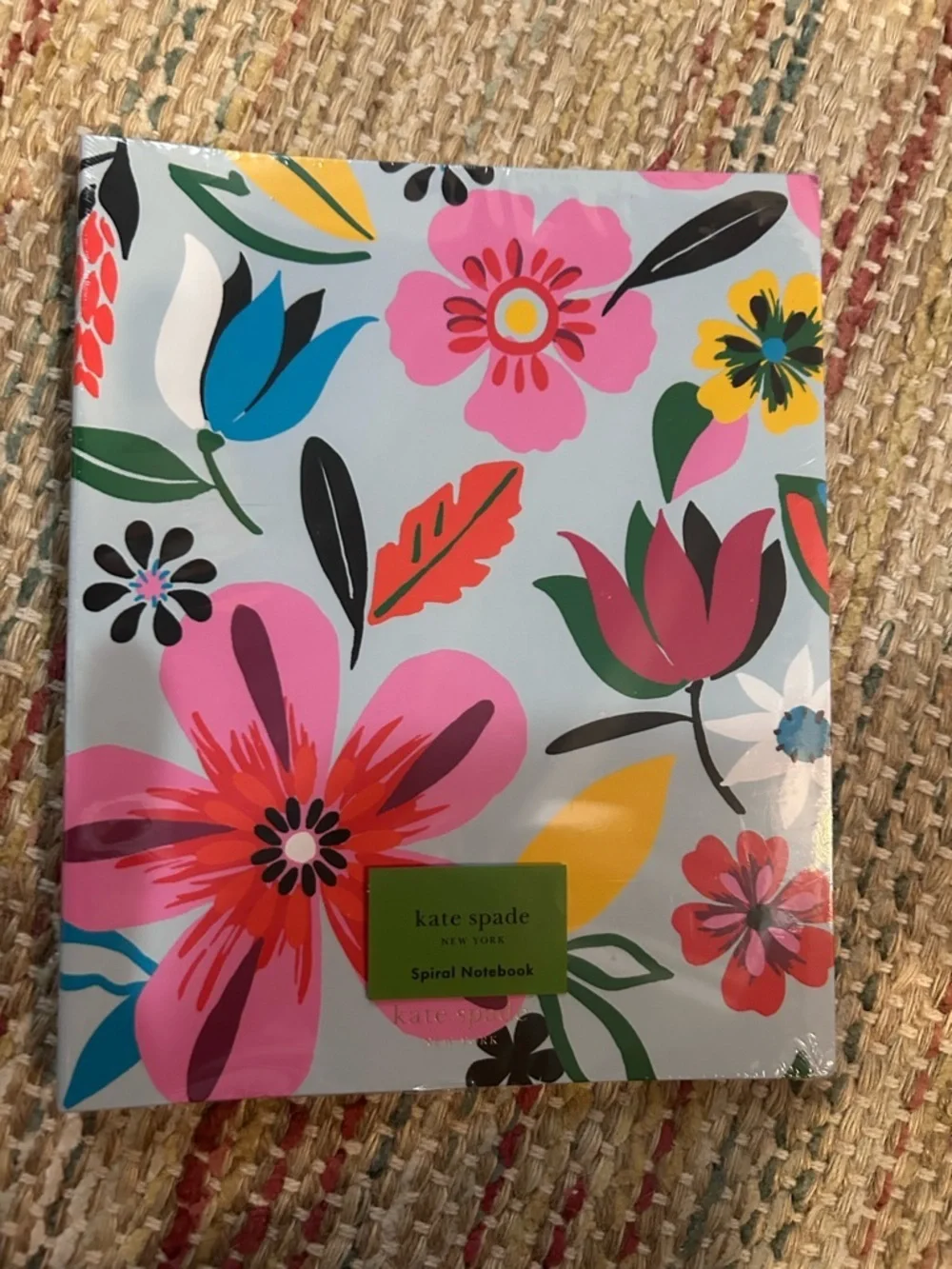 kate spade safari florals journal and Pen Set - Pink, Blue, Yellow, Green NWT